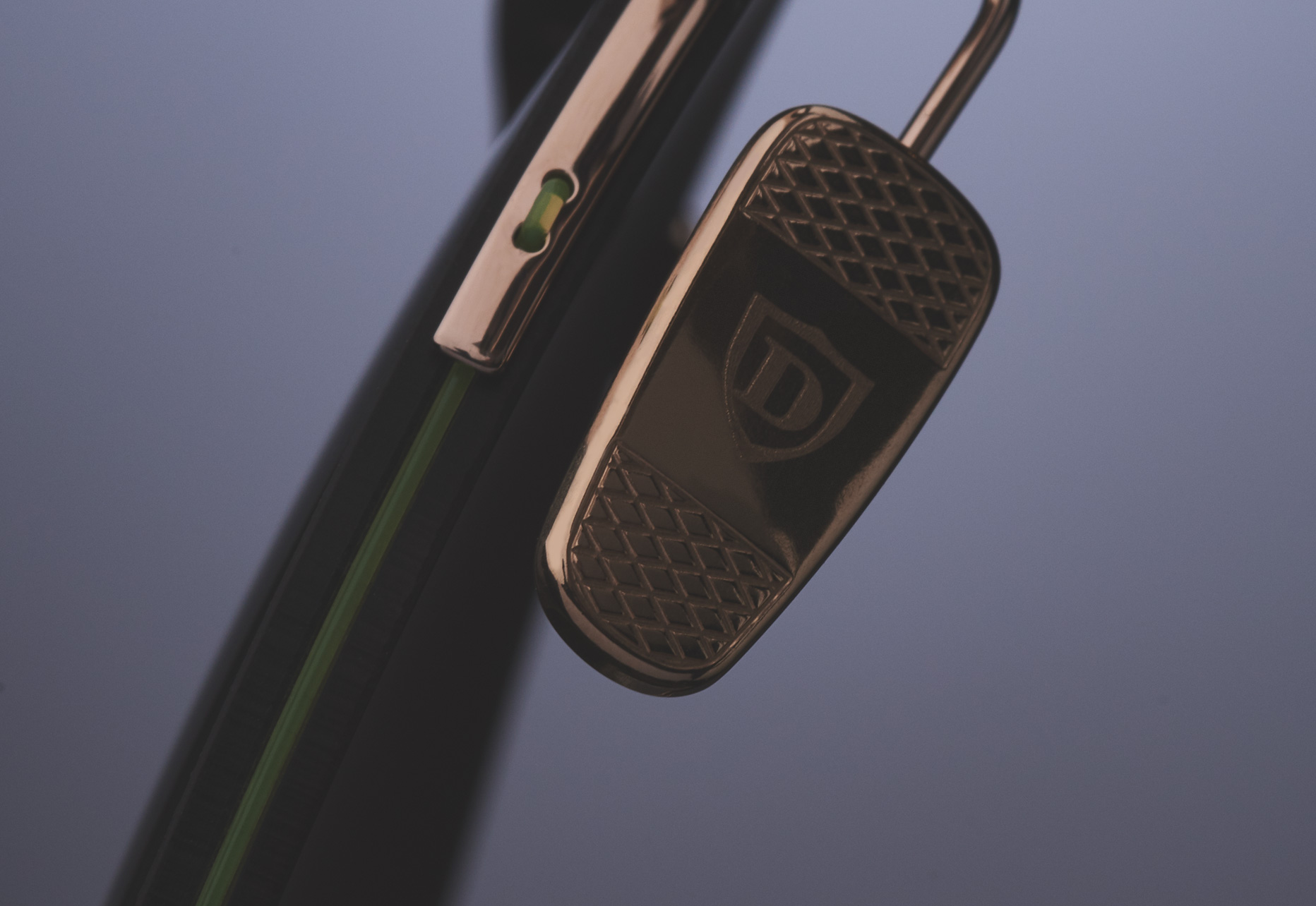 CUSTOM TITANIUM NOSE PADS WITH DIAMOND PRESSED DETAIL